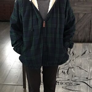 LL Bean Fleece Lined Jacket Large